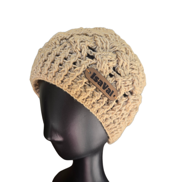 Gold winter hat